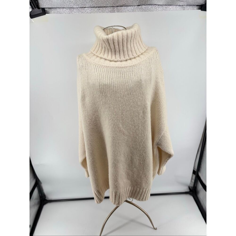Jenni Kayne Baby Alpaca Cocoon Turtleneck Sweater  Size XXL